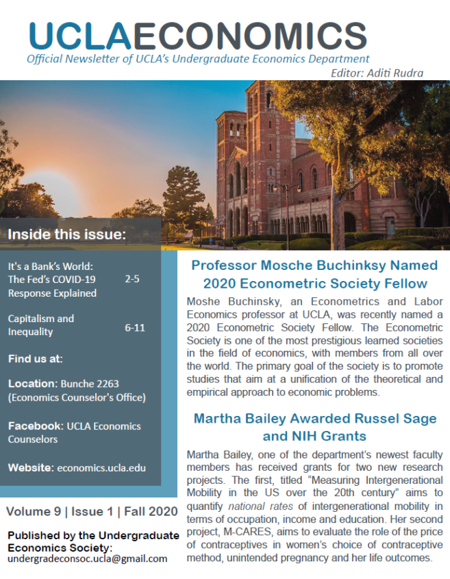 Newsletters UCLA Economics