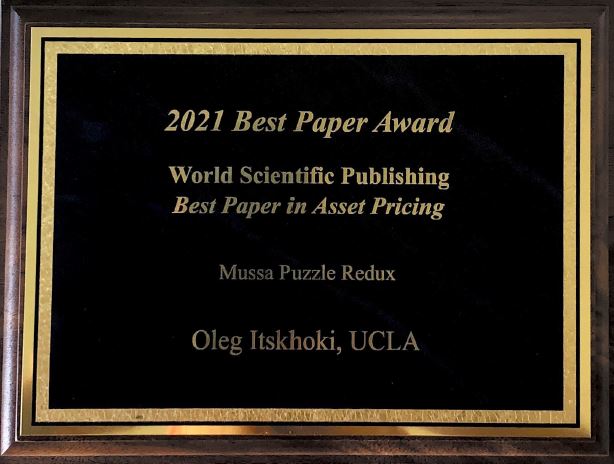 Best Paper Award